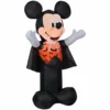 Gemmy Airblown Inflatable Mickey Mouse Vampire in Orange Bat Vest, Self-Inflates, G-220311 1 Gemmy Airblown Inflatable Mickey Mouse Vampire in Orange Bat Vest, Self-Inflates, G-220311 -Gemmy Sale Store 1445633