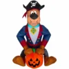 Gemmy Airblown Inflatable Scooby as Pirate, Self-Inflates, G-220657 -Gemmy Sale Store 1445637