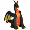 Gemmy Animated Airblown Inflatable Fire and Ice Dragon with Wings, Self-Inflates, G-50202 -Gemmy Sale Store 1445682