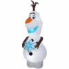 Gemmy Airblown-Olaf with Snowflake Inflatable Decor, G-115478 -Gemmy Sale Store 1454488