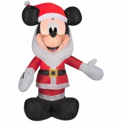 Gemmy Airblown Mickey with Santa Beard Christmas Inflatable 7 Gemmy Airblown Mickey with Santa Beard Christmas Inflatable -Gemmy Sale Store 1483342 A2