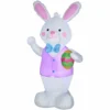 Gemmy Airblown Outdoor Bunny with Easter Egg, G-44335 1 Gemmy Airblown Outdoor Bunny with Easter Egg, G-44335 -Gemmy Sale Store 1486424