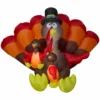 Gemmy 6 ft. Airblown Inflatable Turkey Family Scene, LED, Self-Inflates, G-74308 1 Gemmy 6 ft. Airblown Inflatable Turkey Family Scene, LED, Self-Inflates, G-74308 -Gemmy Sale Store 1539068
