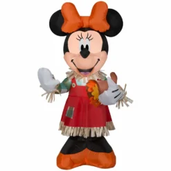 Gemmy 3.5 ft. Airblown Inflatable Minnie Holding Cornucopia, G-2262226