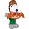 Gemmy 3.5 ft. Airblown Inflatable Snoopy as Scarecrow, G-226229 1 Gemmy 3.5 ft. Airblown Inflatable Snoopy as Scarecrow, G-226229 -Gemmy Sale Store 1539072