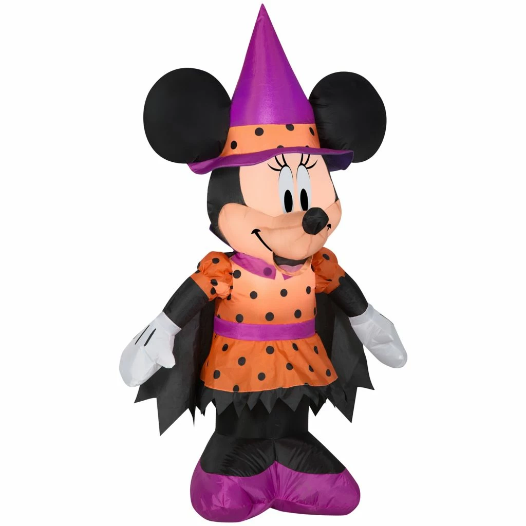 Gemmy Air-Blown Minnie as Witch Inflatable, Self-Inflates, G-222500 3 Gemmy Air-Blown Minnie as Witch Inflatable, Self-Inflates, G-222500