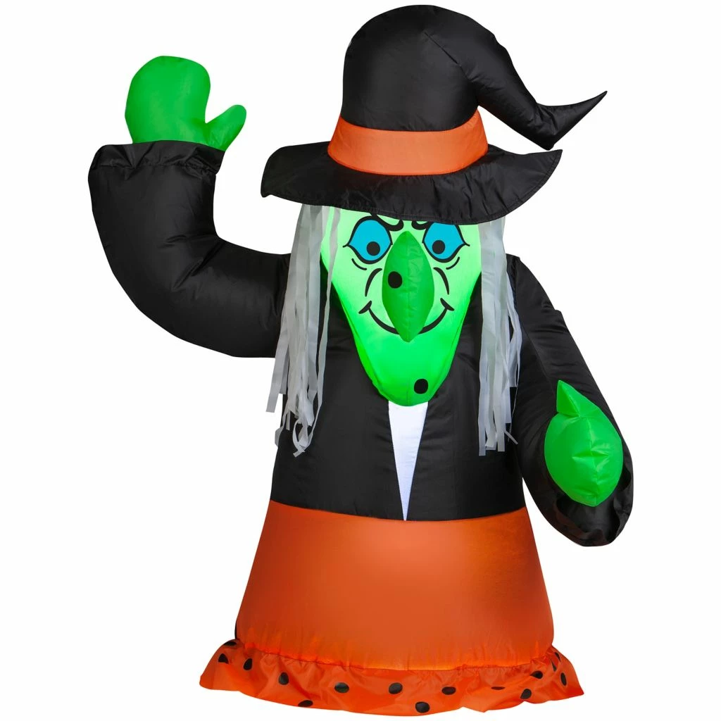 Gemmy Car Buddy Air-Blown Witch Inflatable, Self-Inflates, 12V Plug-in-Adaptor, G-225142 3 Gemmy Car Buddy Air-Blown Witch Inflatable, Self-Inflates, 12V Plug-in-Adaptor, G-225142