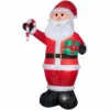Gemmy Airblown Inflatable Santa with Gift and Candy Cane 2 Gemmy Airblown Inflatable Santa with Gift and Candy Cane -Gemmy Sale Store 1572769