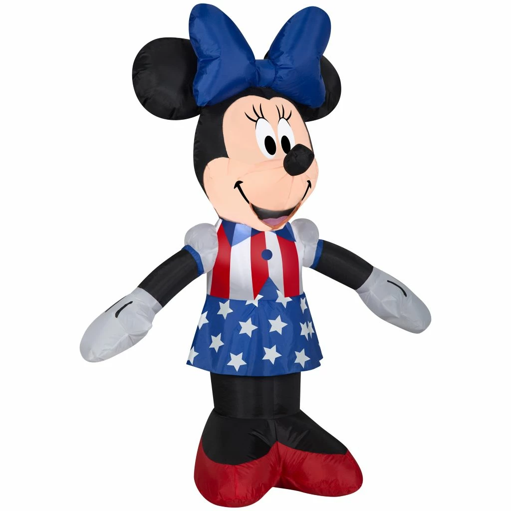 Gemmy Airblown Patriotic Minnie Mouse Decor 3 Gemmy Airblown Patriotic Minnie Mouse Decor