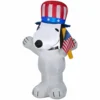 Gemmy Airblown Patriotic Snoopy with Hat and Flag Decor 2 Gemmy Airblown Patriotic Snoopy with Hat and Flag Decor -Gemmy Sale Store 1634569