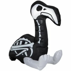 Gemmy Airblown Skeleton Flamingo Inflatable Decoration, G-223151