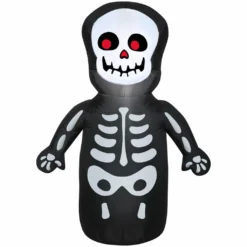 Gemmy Airblown Happy Skeleton Inflatable Decoration, G-224430