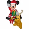 Gemmy Airblown Inflatable Hanging Mickey and Pluto, Disney -Gemmy Sale Store 1737021