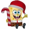 Gemmy Airblown Inflatable SpongeBob with Candy Cane, Nickelodeon -Gemmy Sale Store 1737023