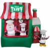 Gemmy Animated Airblown Inflatable North Pole Taffy Stand -Gemmy Sale Store 1737077