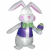 Gemmy Airblownwhite Bowtie Bunny with Vest 1 Gemmy Airblownwhite Bowtie Bunny with Vest -Gemmy Sale Store 1874444