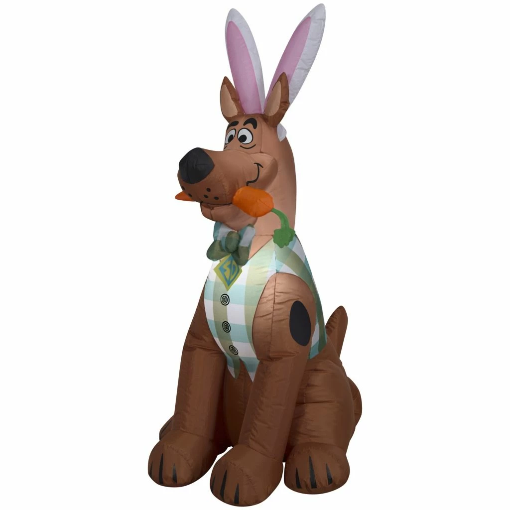 Gemmy Airblown Scooby In Easter Outfit SM 3 Gemmy Airblown Scooby In Easter Outfit SM