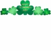Gemmy Projection Airblown-Kaleidoscope-St. Patrick's Day Cluster of Clovers Collection Scene, G-445460 -Gemmy Sale Store 1877965