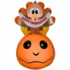 Gemmy Airblown Inflatable Harvest Turkey and Pumpkin with Banner Scene 1 Gemmy Airblown Inflatable Harvest Turkey and Pumpkin with Banner Scene -Gemmy Sale Store 1904182
