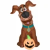 New! Gemmy Airblown Inflatable SCOOB Puppy with Pumpkin, G-228439 -Gemmy Sale Store 1904202