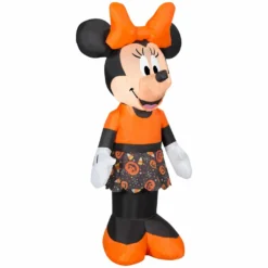 New! Gemmy Airblown Inflatable Minnie Mouse with Candy Toss Skirt