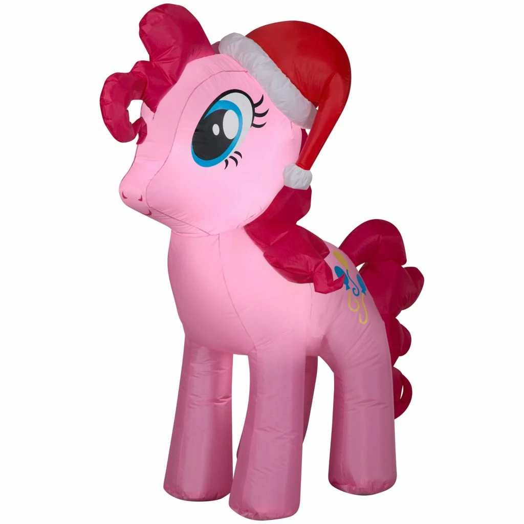 New! Gemmy Airblown Inflatable Pinkie Pie with Santa Hat, G-110600 3 New! Gemmy Airblown Inflatable Pinkie Pie with Santa Hat, G-110600