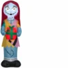 New! Gemmy Airblown Inflatable Sally with Gift Box, G-116473