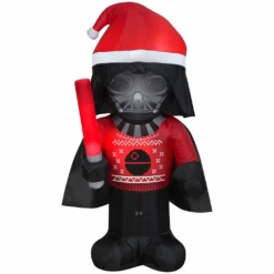 New! Gemmy Airblown Inflatable Darth Vader in Ugly Christmas Sweater, G-116485