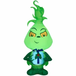 New! Gemmy Airblown Inflatable Little Grinch, G-117629