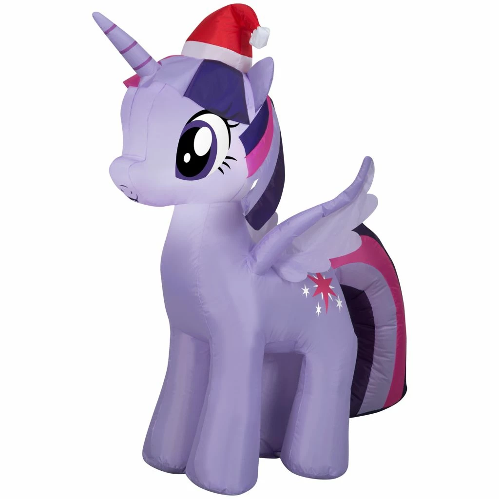 New! Gemmy Airblown Inflatable Twilight Sparkle with Santa Hat, G-118991 3 New! Gemmy Airblown Inflatable Twilight Sparkle with Santa Hat, G-118991