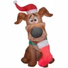 New! Gemmy Airblown Inflatable SCOOB with a Christmas Stocking, G-119294 2 New! Gemmy Airblown Inflatable SCOOB with a Christmas Stocking, G-119294 -Gemmy Sale Store 1935153