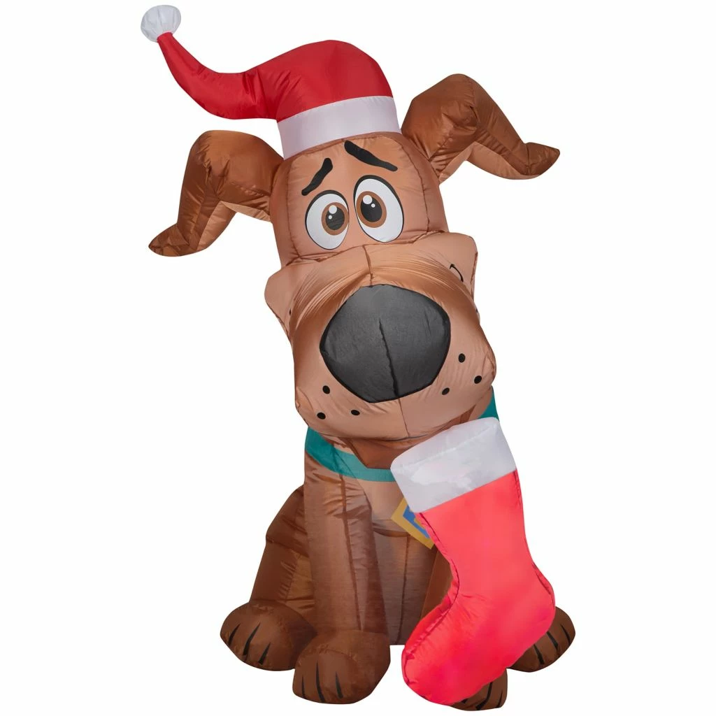New! Gemmy Airblown Inflatable SCOOB with a Christmas Stocking, G-119294 3 New! Gemmy Airblown Inflatable SCOOB with a Christmas Stocking, G-119294