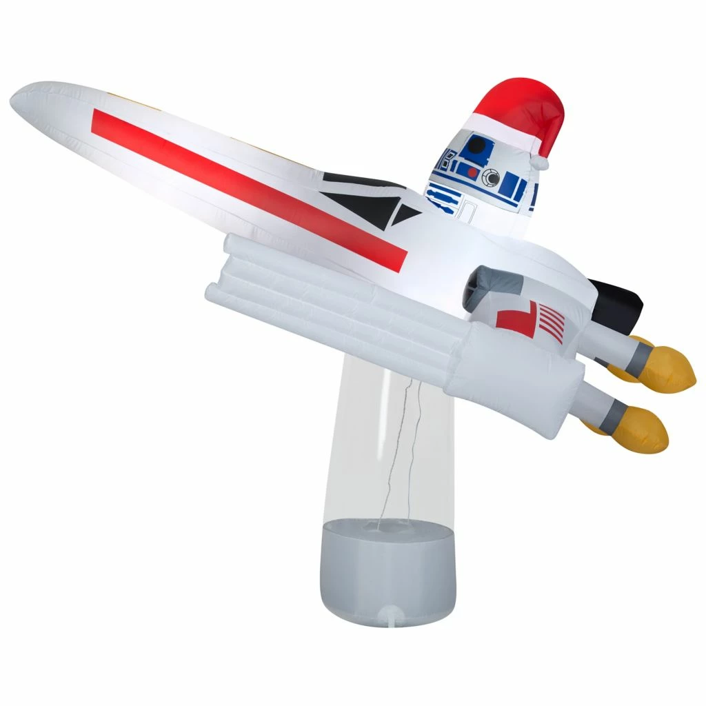 New! Gemmy Airblown Inflatable Star Wars X-Wing with R2-D2, G-39453 3 New! Gemmy Airblown Inflatable Star Wars X-Wing with R2-D2, G-39453